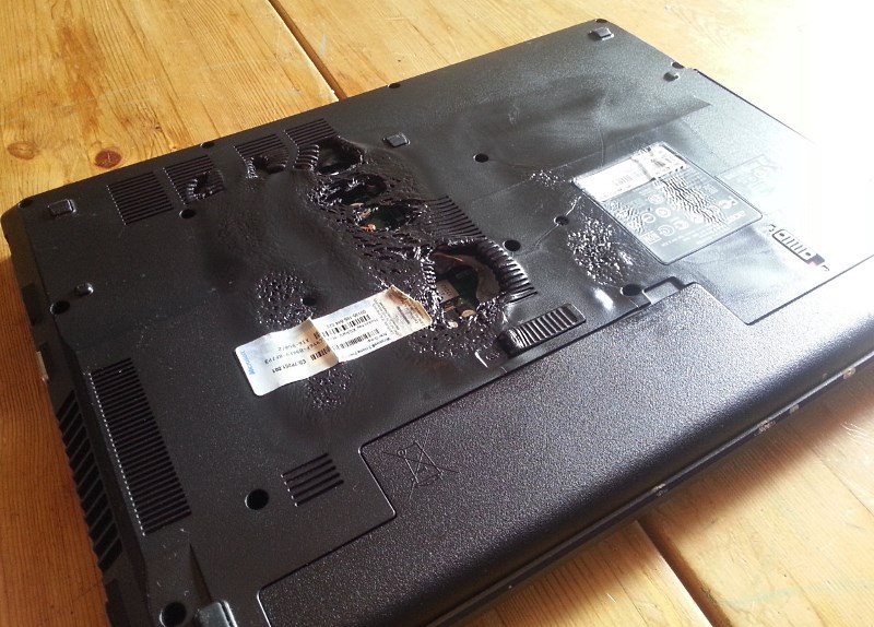 Takian.ir mining damaged laptop