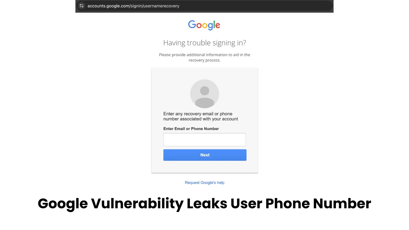 Takian.ir Google Vulnerability Leaks User Phone Number