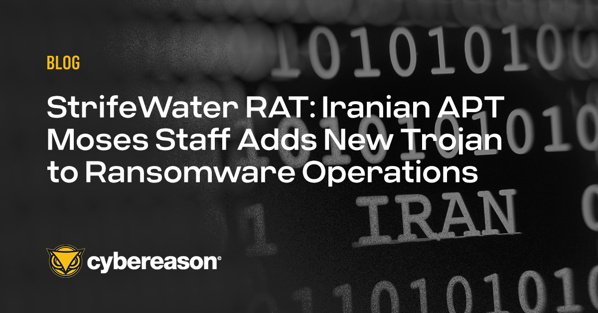 takian.ir hacker group moses staff using new strifwater rat in ransomware attack 1