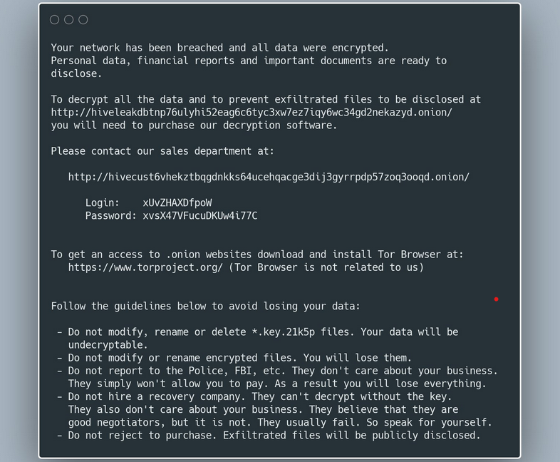 takian.ir hive ransomware now encrypts linux and freebsd systems 2