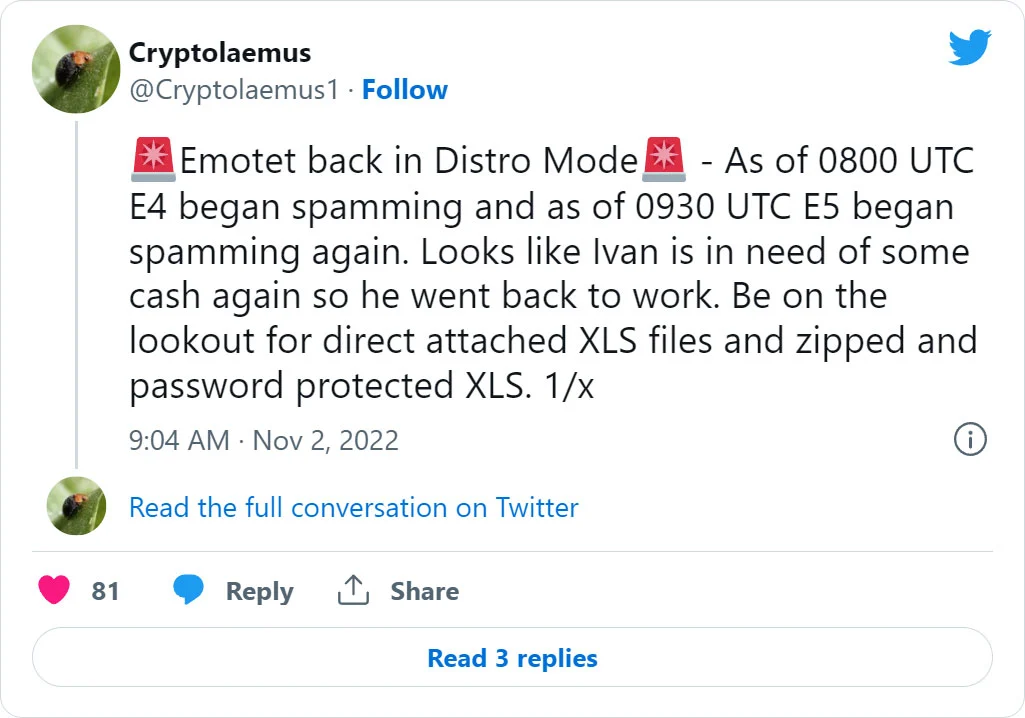 takian.ir emotet botnet starts blasting malware again after 5 month break 2