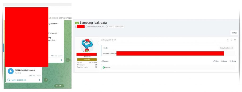 takian.ir samsung data breach lapsus hackers leak source code 2